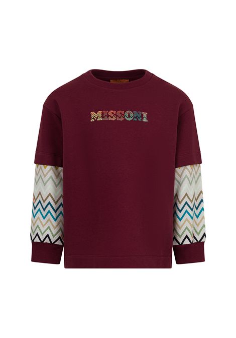 Felpa con ricamo MISSONI KIDS | MZ4H30 Z3183530
